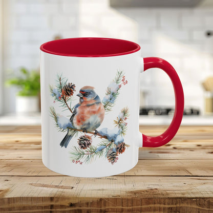 Eastern Bluebird Winter Art Mug (11/15oz)