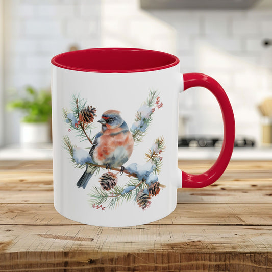 Eastern Bluebird Winter Art Mug (11/15oz)