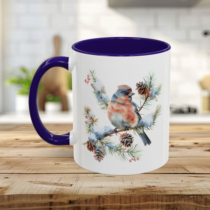 Eastern Bluebird Winter Art Mug (11/15oz)