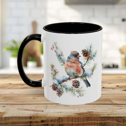 Eastern Bluebird Winter Art Mug (11/15oz)