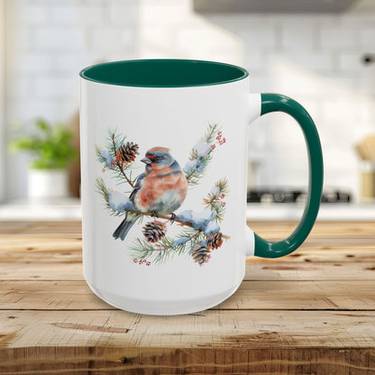 Eastern Bluebird Winter Art Mug (11/15oz)
