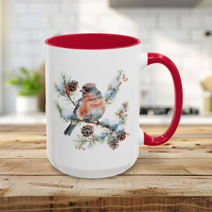 Eastern Bluebird Winter Art Mug (11/15oz)