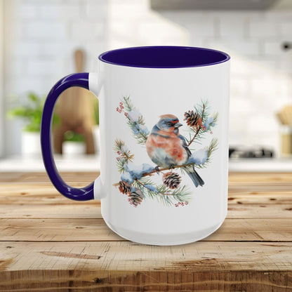 Eastern Bluebird Winter Art Mug (11/15oz)