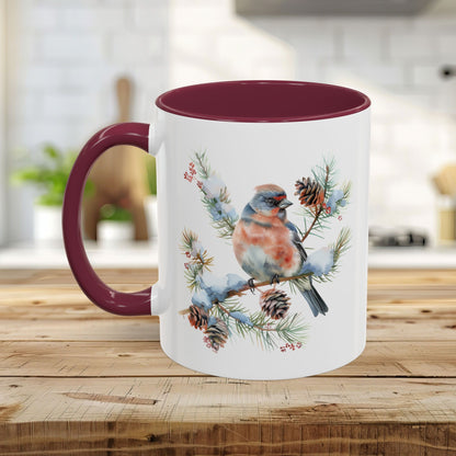Eastern Bluebird Winter Art Mug (11/15oz)
