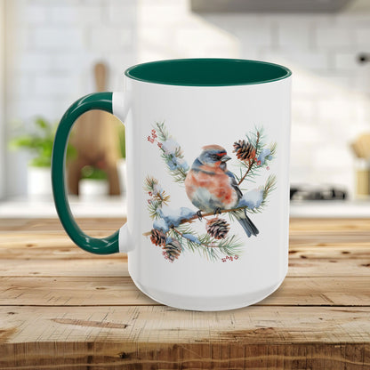 Eastern Bluebird Winter Art Mug (11/15oz)