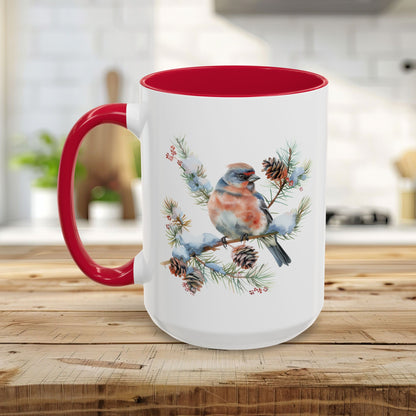 Eastern Bluebird Winter Art Mug (11/15oz)