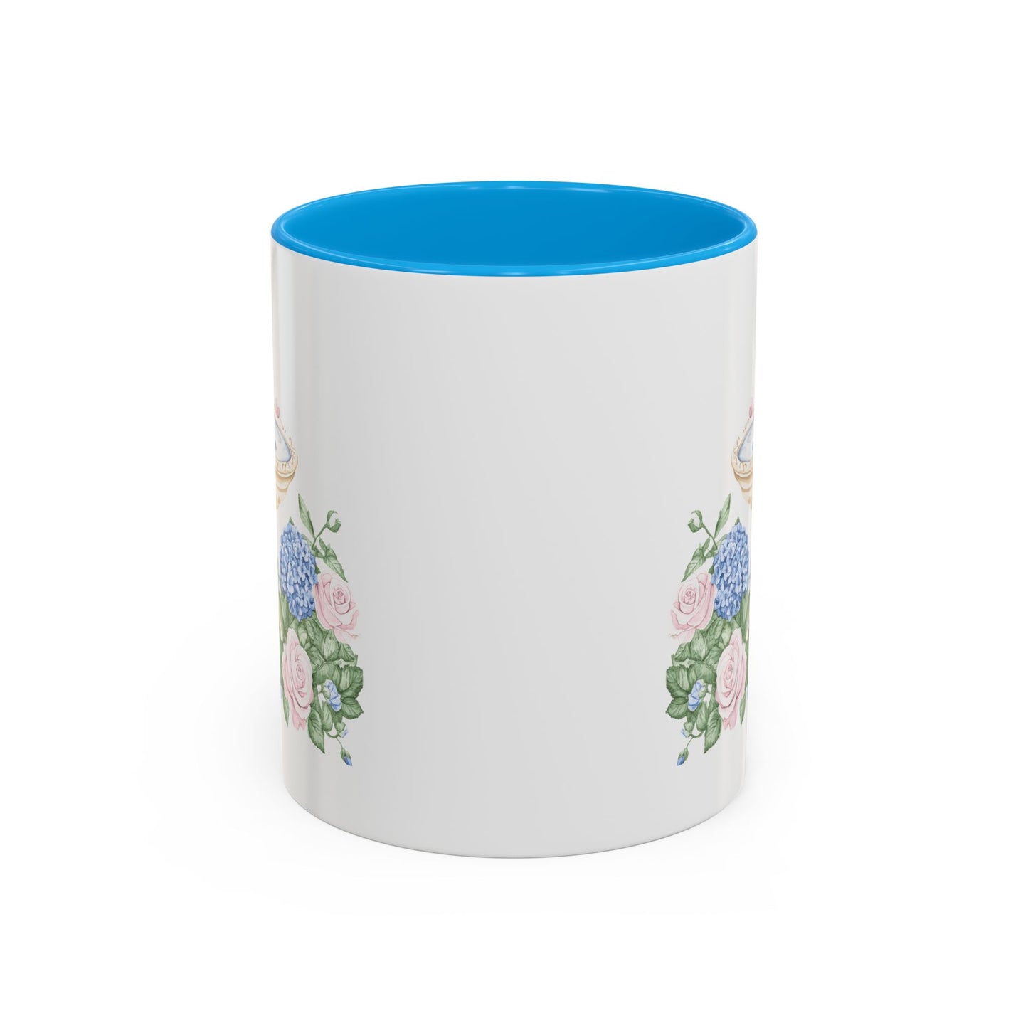 Elegant Spring Garden Bird Bath Mug (11oz/15oz)