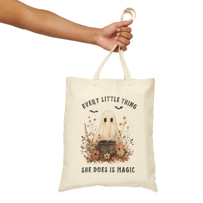 Every Little Thing She Does Is Magic Cute Ghost Tote Bag