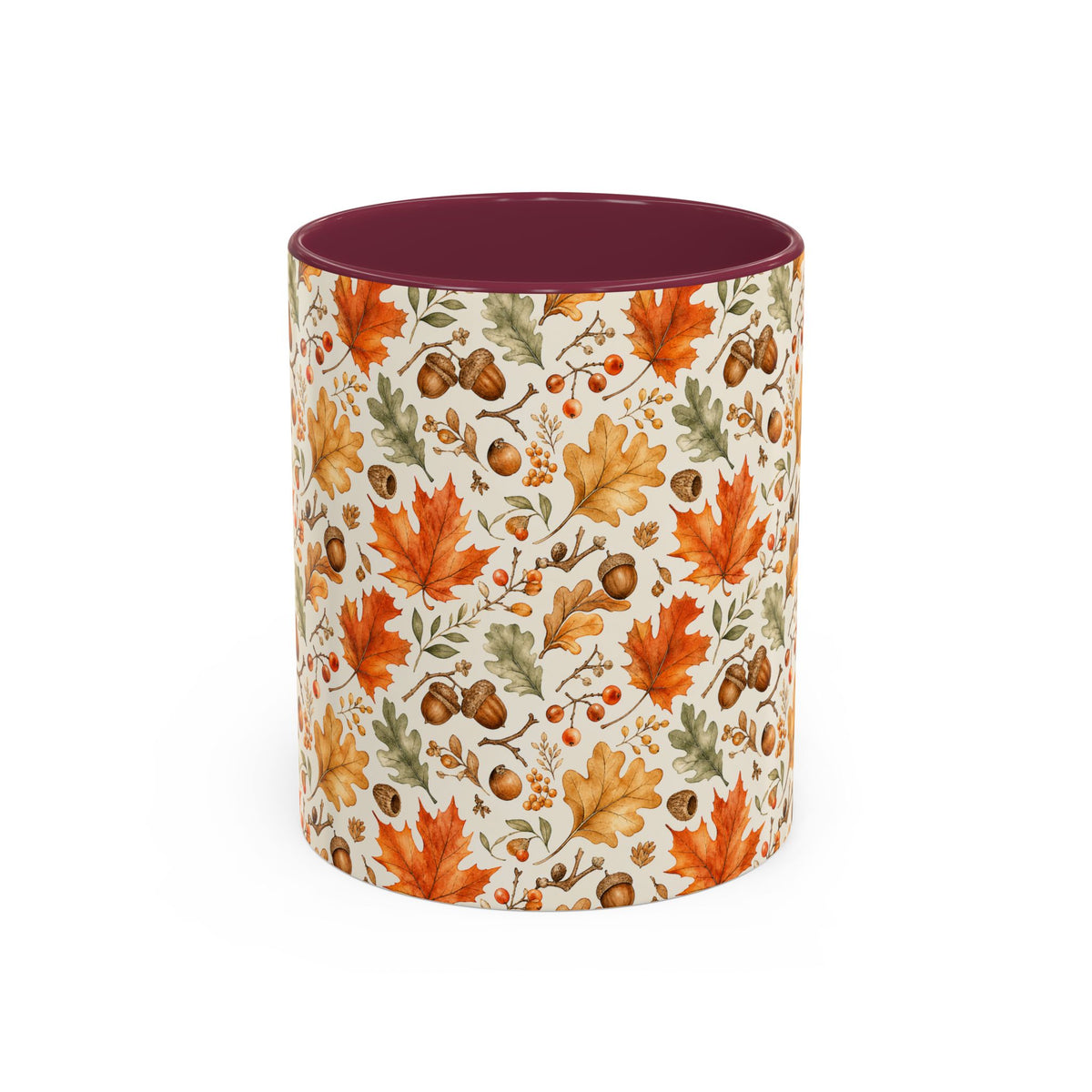 Fall Leaves & Acorns Ceramic Mug (11/15oz)