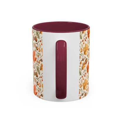 Fall Leaves & Acorns Ceramic Mug (11/15oz)