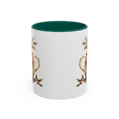 Farmhouse Christmas Teapot Holiday Mug (11/15oz)