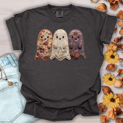 Faux Quilted Ghost Trio T-Shirt