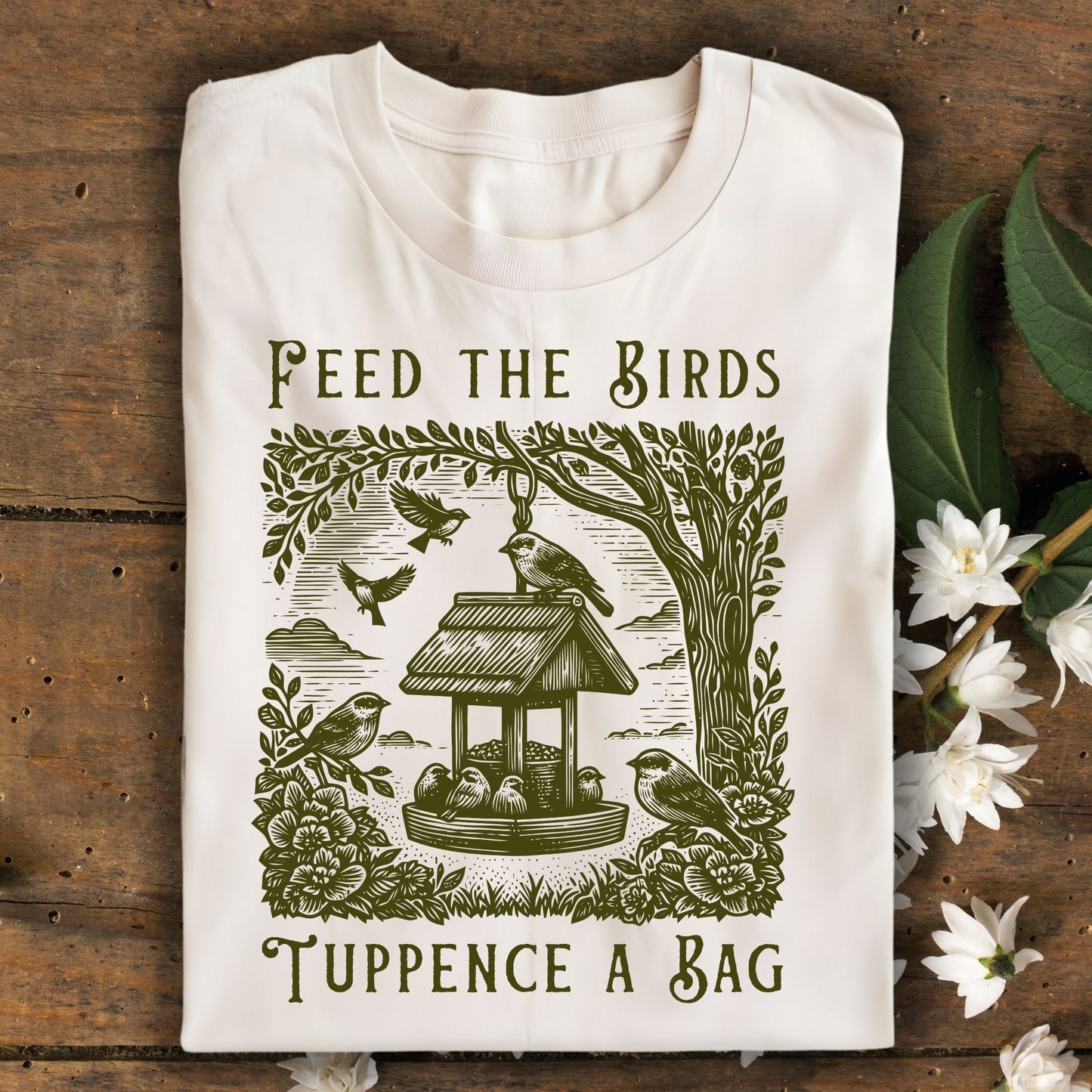 Feed the Birds Tuppence a Bag T-Shirt