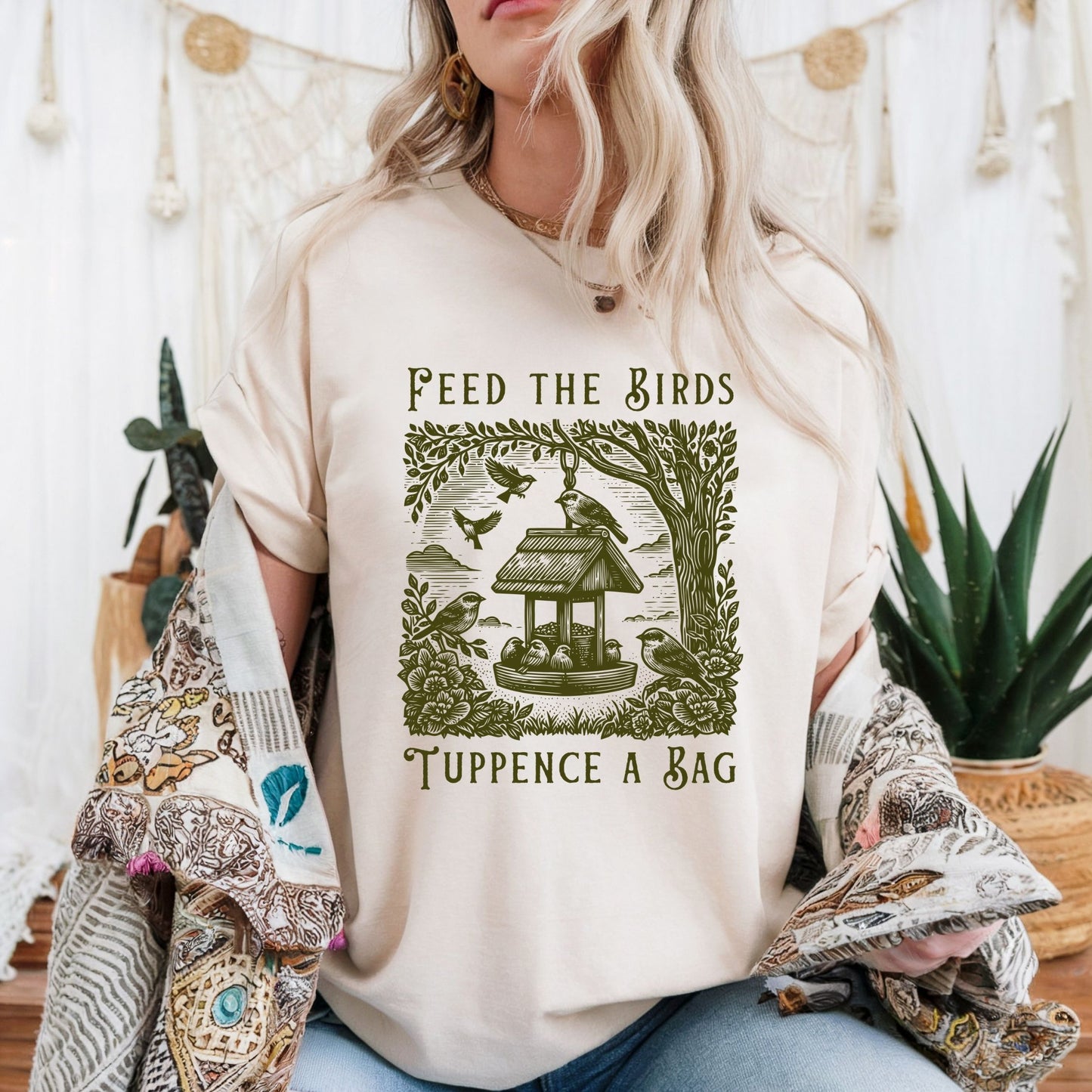Feed the Birds Tuppence a Bag T-Shirt