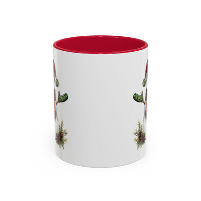 Festive Christmas Snowman Mug (11/15 oz)