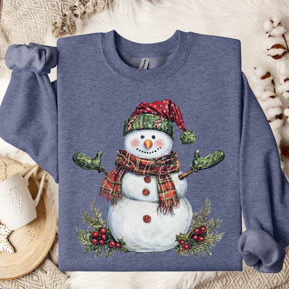 Festive Christmas Snowman Sweatshirt