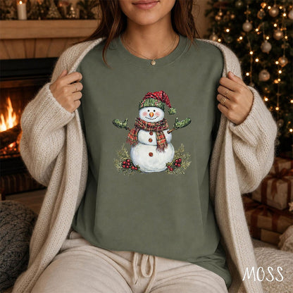 Festive Christmas Snowman T-Shirt