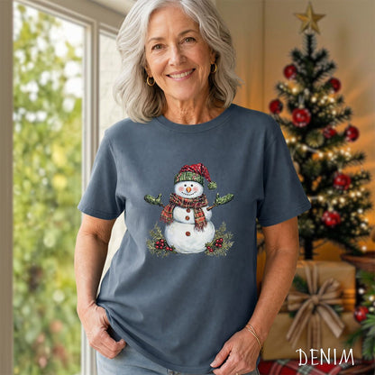 Festive Christmas Snowman T-Shirt