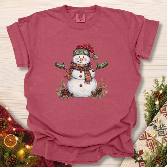 Festive Christmas Snowman T-Shirt
