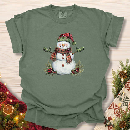 Festive Christmas Snowman T-Shirt