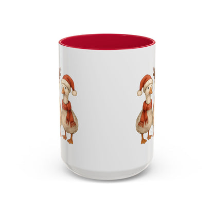Festive Vintage Christmas Ducks Mug (11/15oz)