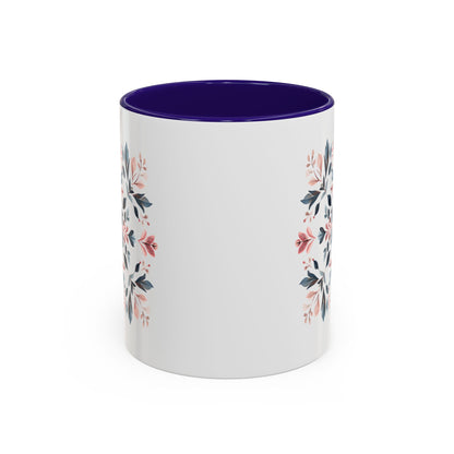 Floral Snowflake Pattern Mug (11/15oz)