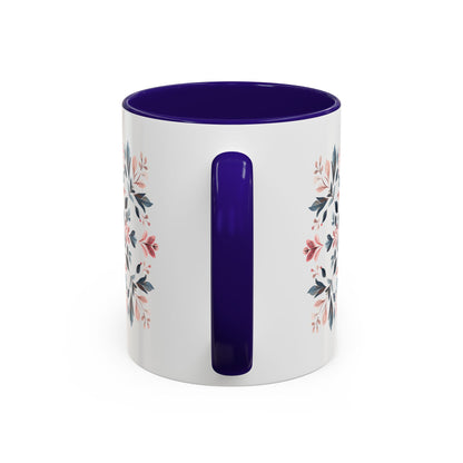 Floral Snowflake Pattern Mug (11/15oz)