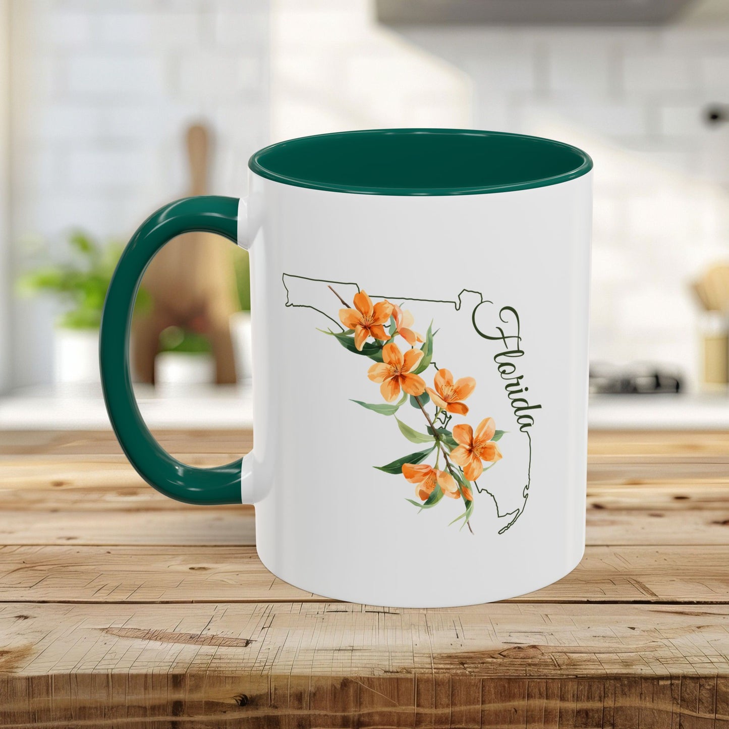 Florida State Flower Mug — Orange Blossoms (11/15oz)