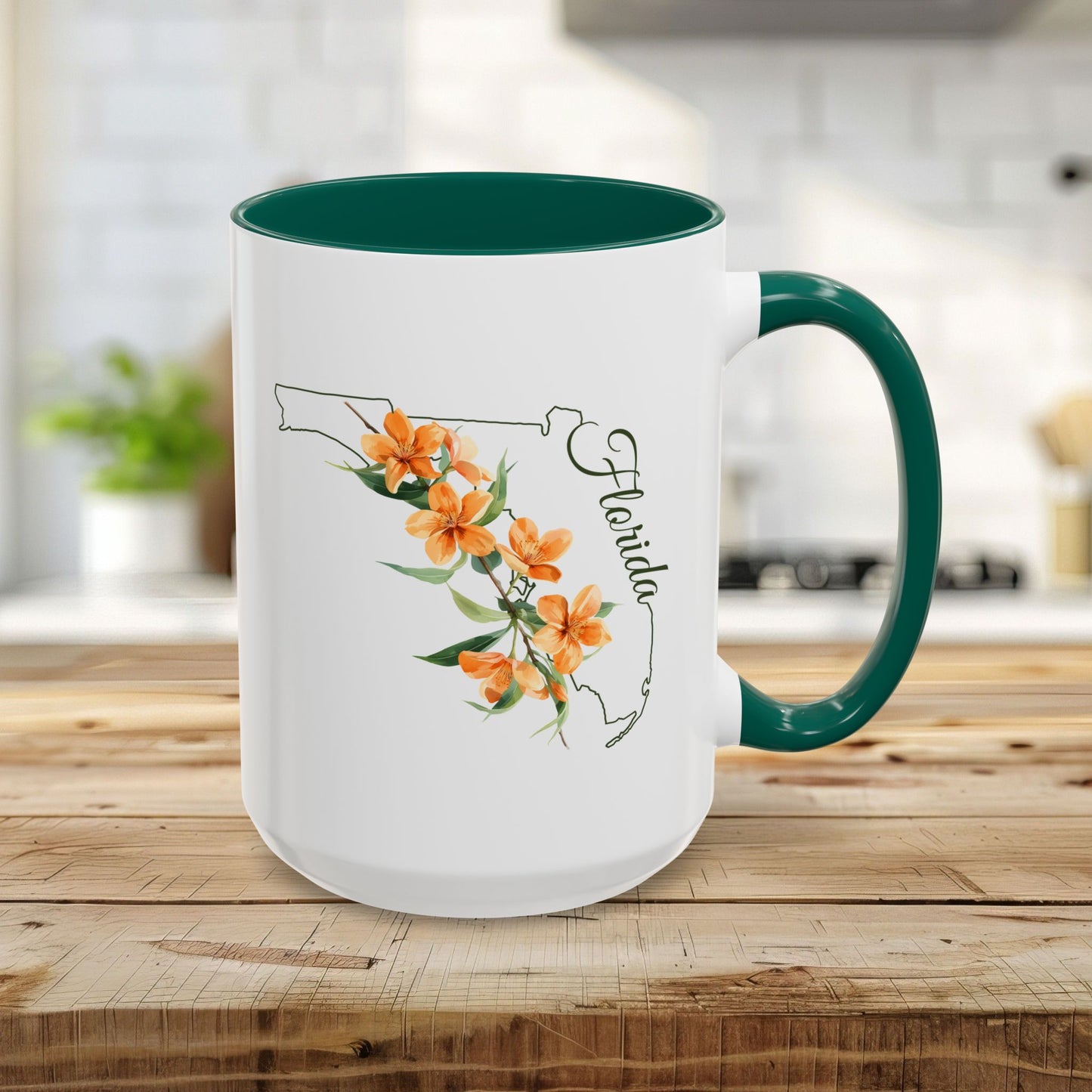 Florida State Flower Mug — Orange Blossoms (11/15oz)
