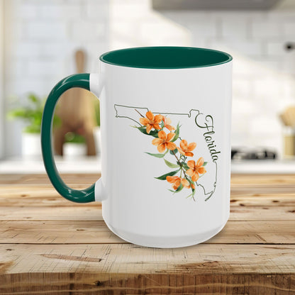 Florida State Flower Mug — Orange Blossoms (11/15oz)