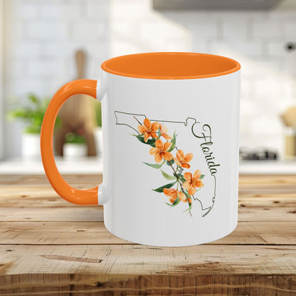 Florida State Flower Mug — Orange Blossoms (11/15oz)