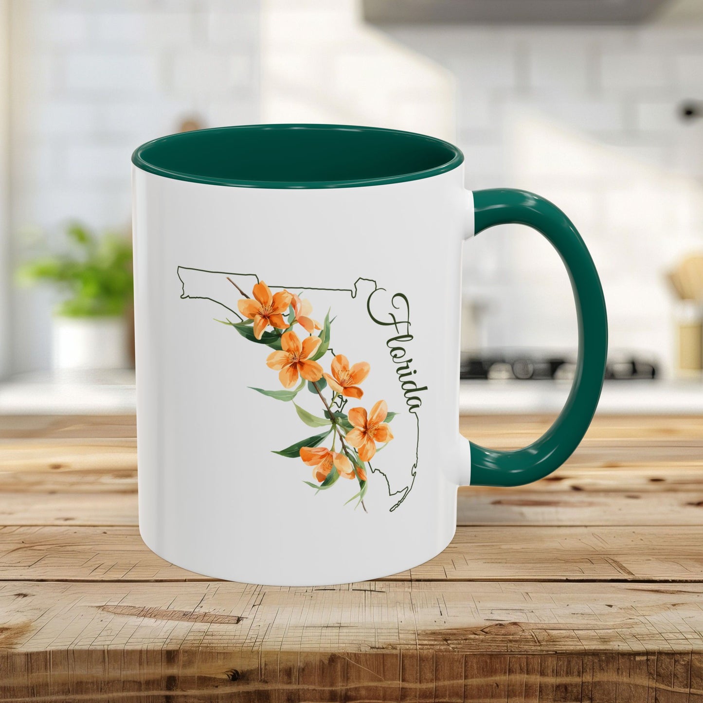 Florida State Flower Mug — Orange Blossoms (11/15oz)
