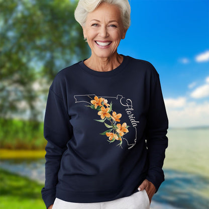 Florida State Flower Sweatshirt - Orange Blossom