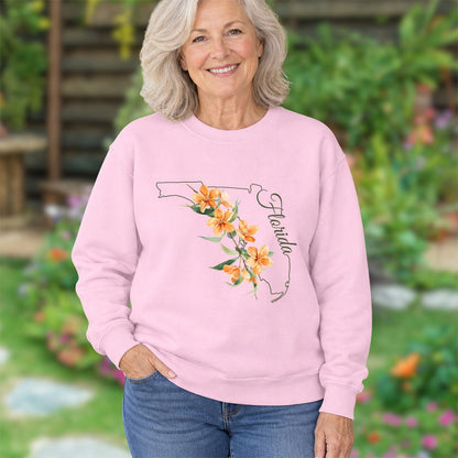 Florida State Flower Sweatshirt - Orange Blossom
