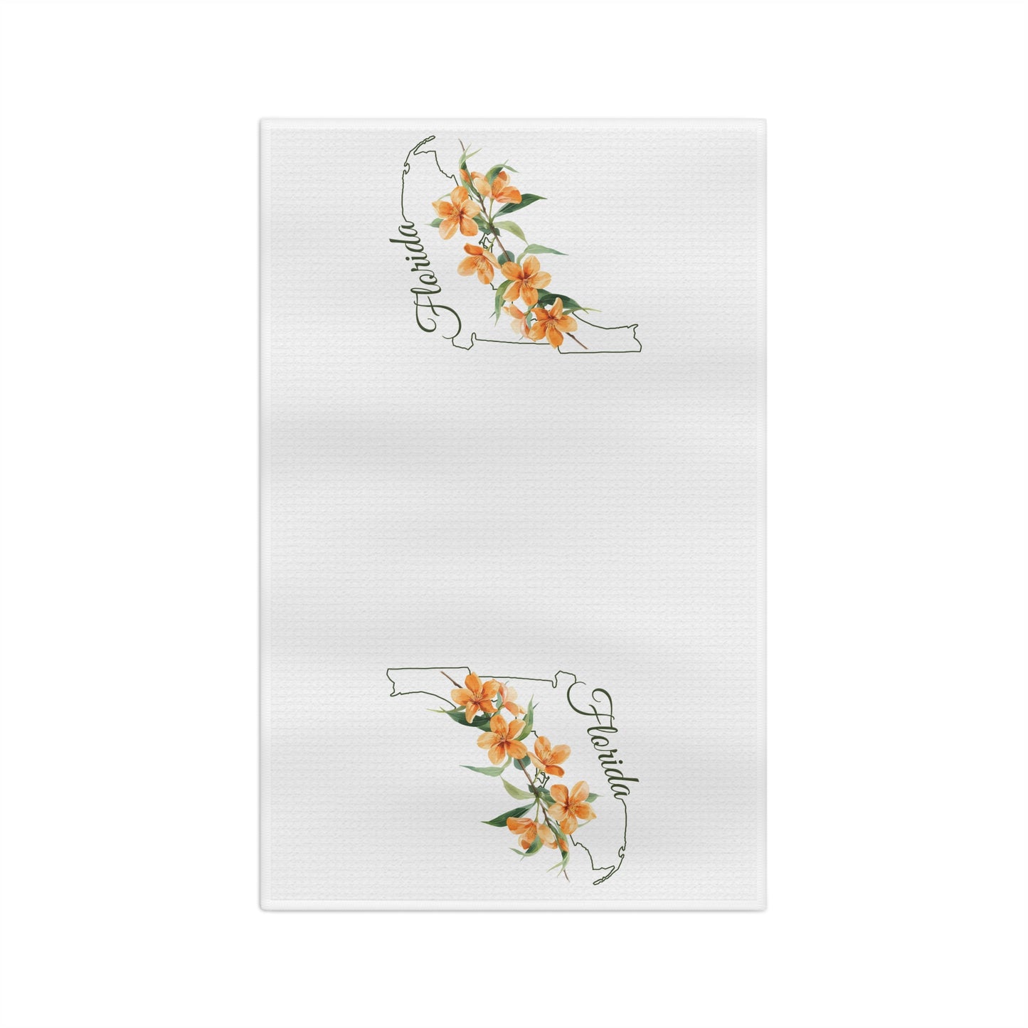 Florida State Flower Tea Towel  — Orange Blossom