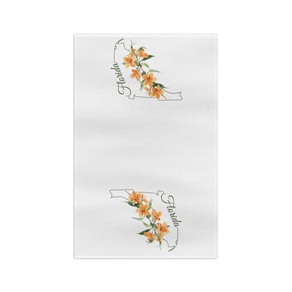 Florida State Flower Tea Towel  — Orange Blossom