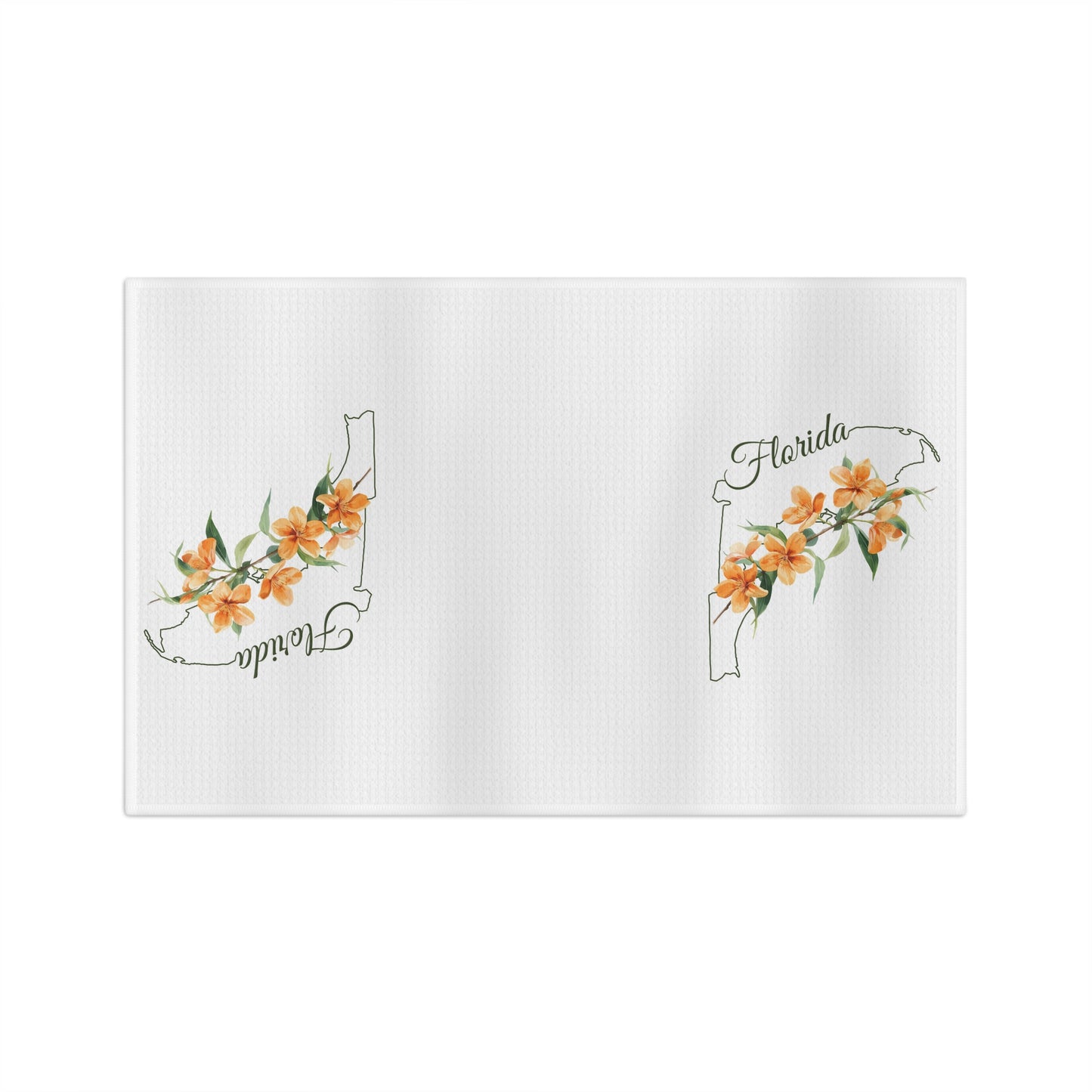 Florida State Flower Tea Towel  — Orange Blossom
