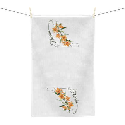 Florida State Flower Tea Towel  — Orange Blossom