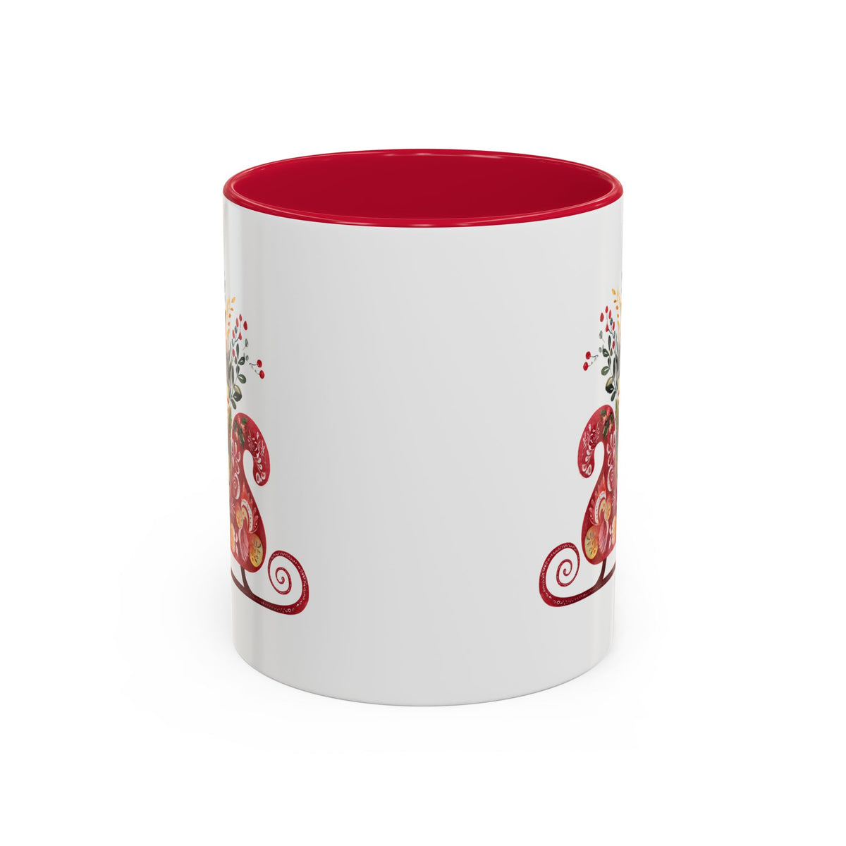 Folk Art Christmas Sleigh Mug (11/15oz)
