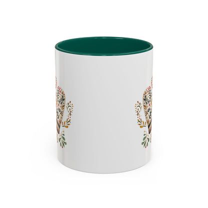 Folk Art Colorful Winter Mittens Mug (11oz & 15oz)