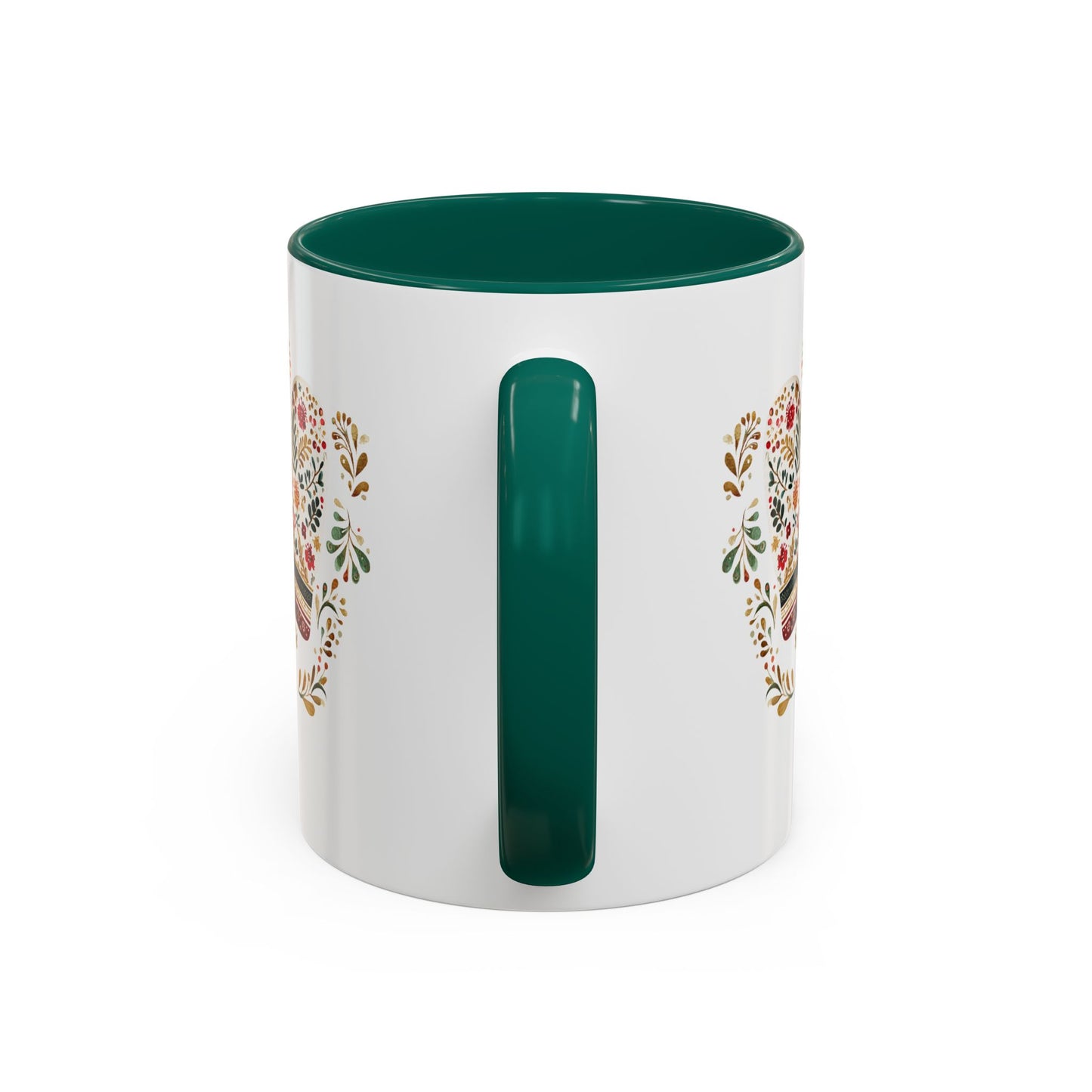 Folk Art Colorful Winter Mittens Mug (11oz & 15oz)