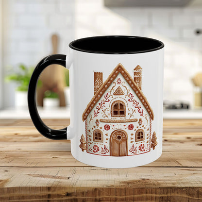 Folk Art Gingerbread House Mug (11/15oz)