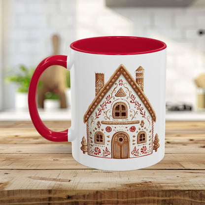 Folk Art Gingerbread House Mug (11/15oz)