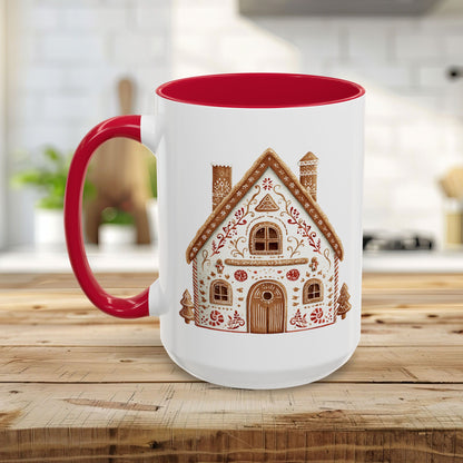 Folk Art Gingerbread House Mug (11/15oz)