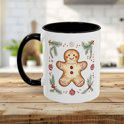 Folk Art Gingerbread Man Mug (11/15oz)