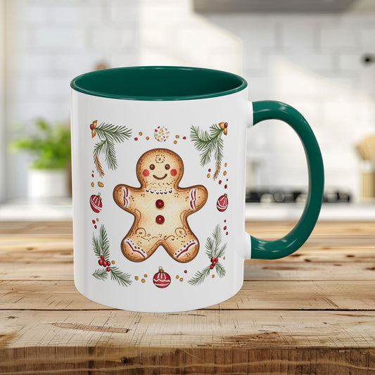 Folk Art Gingerbread Man Mug (11/15oz)