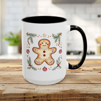 Folk Art Gingerbread Man Mug (11/15oz)