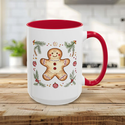 Folk Art Gingerbread Man Mug (11/15oz)