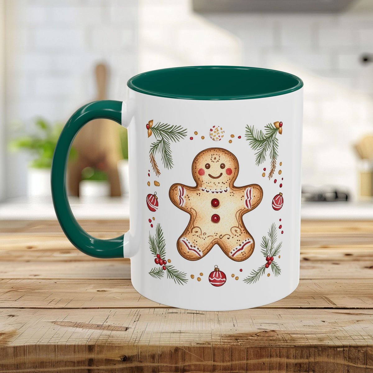 Folk Art Gingerbread Man Mug (11/15oz)