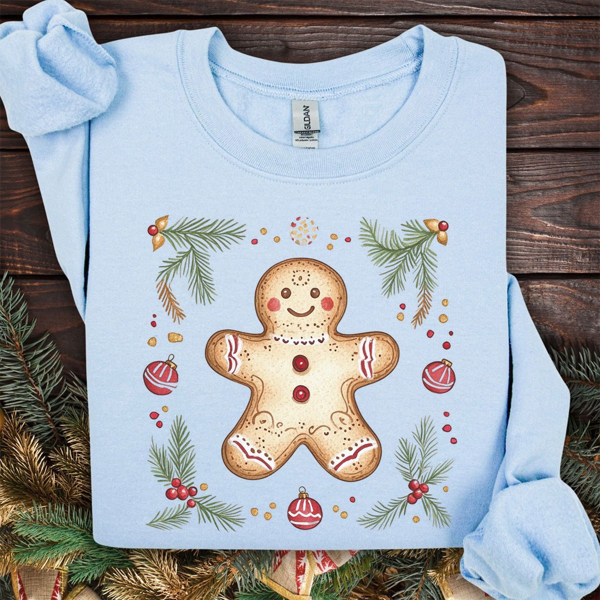 Folk Art Gingerbread Man Sweatshirt